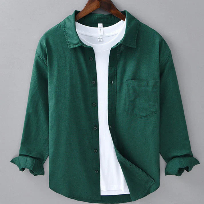 LORENZO | CAMISA DE ALGODÓN Y LINO