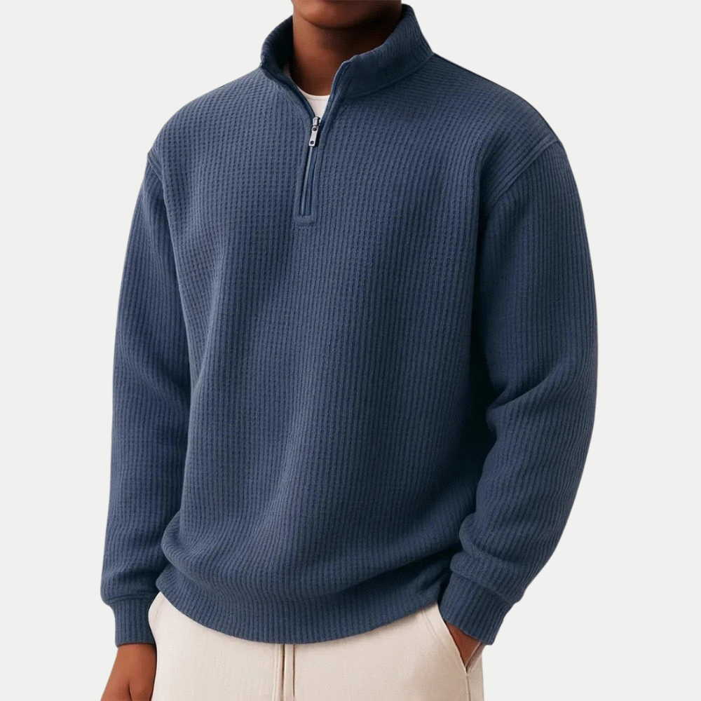 ENRIQUE | SUDADERA CON CREMALLERA, COMODIDAD DIARIA Y ESTILO ATEMPORAL