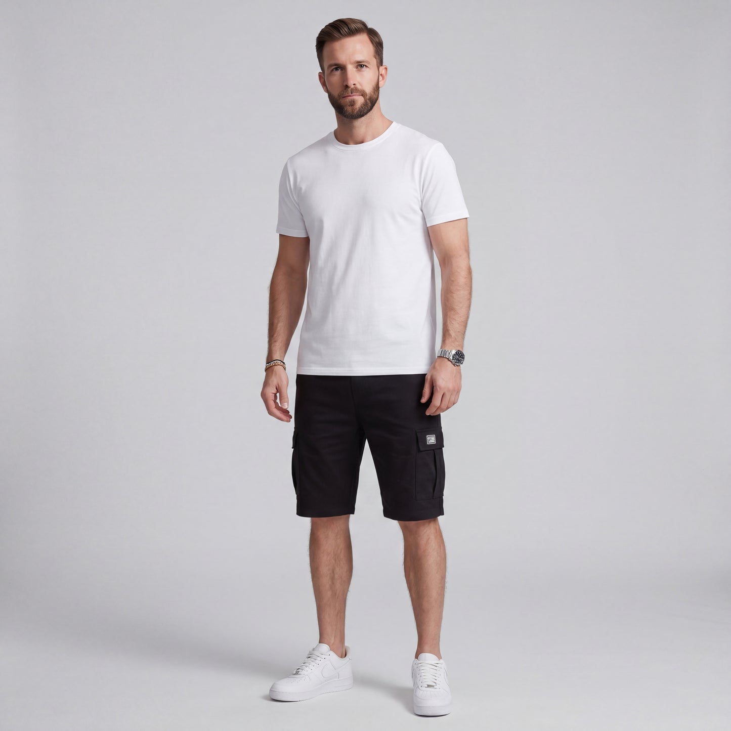 ROMERO | PANTALONES CORTOS CARGO PARA HOMBRE