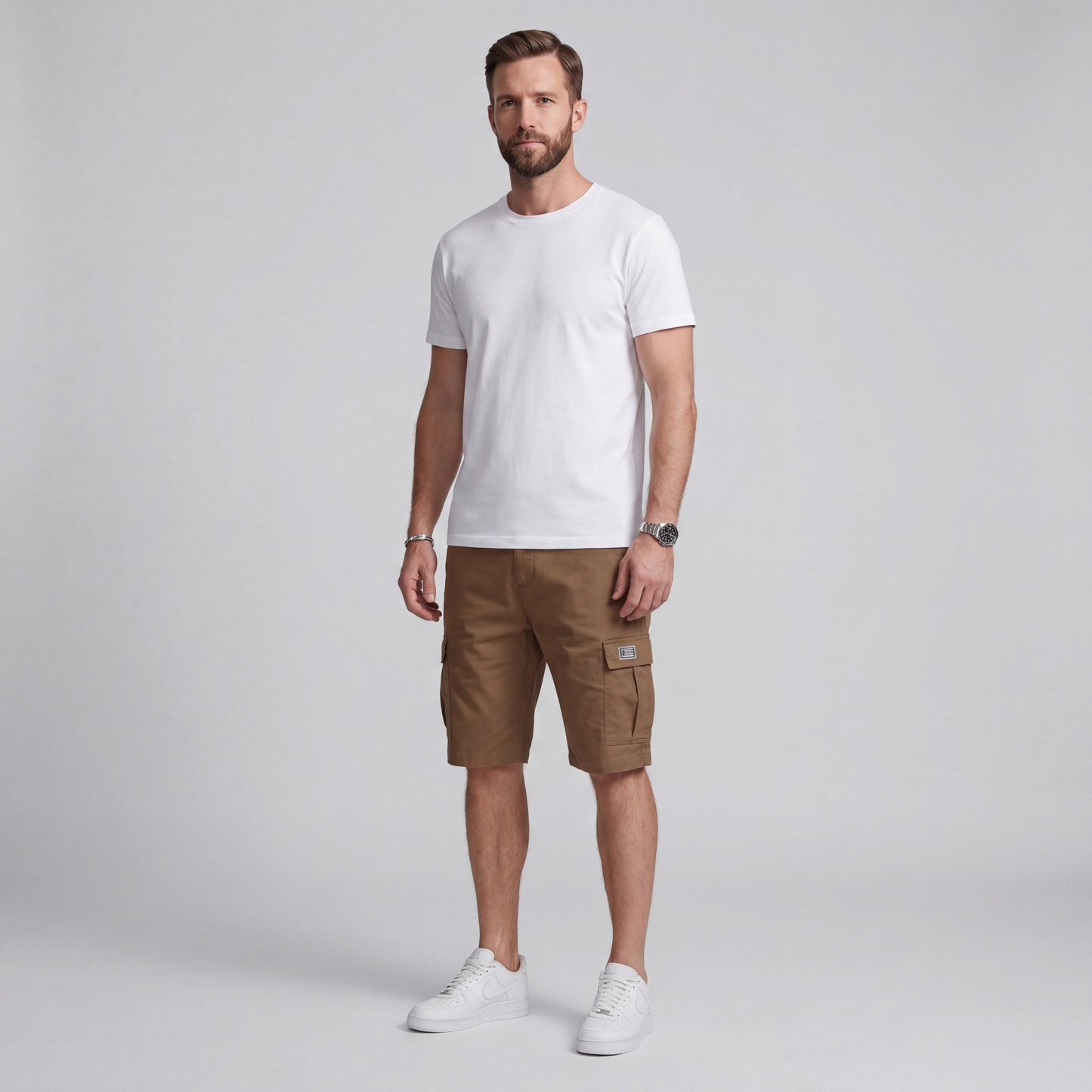 ROMERO | PANTALONES CORTOS CARGO PARA HOMBRE