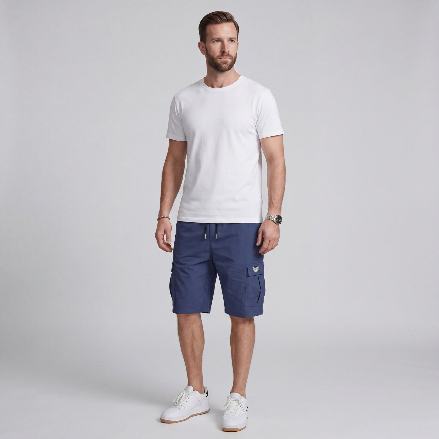 ROMERO | PANTALONES CORTOS CARGO PARA HOMBRE