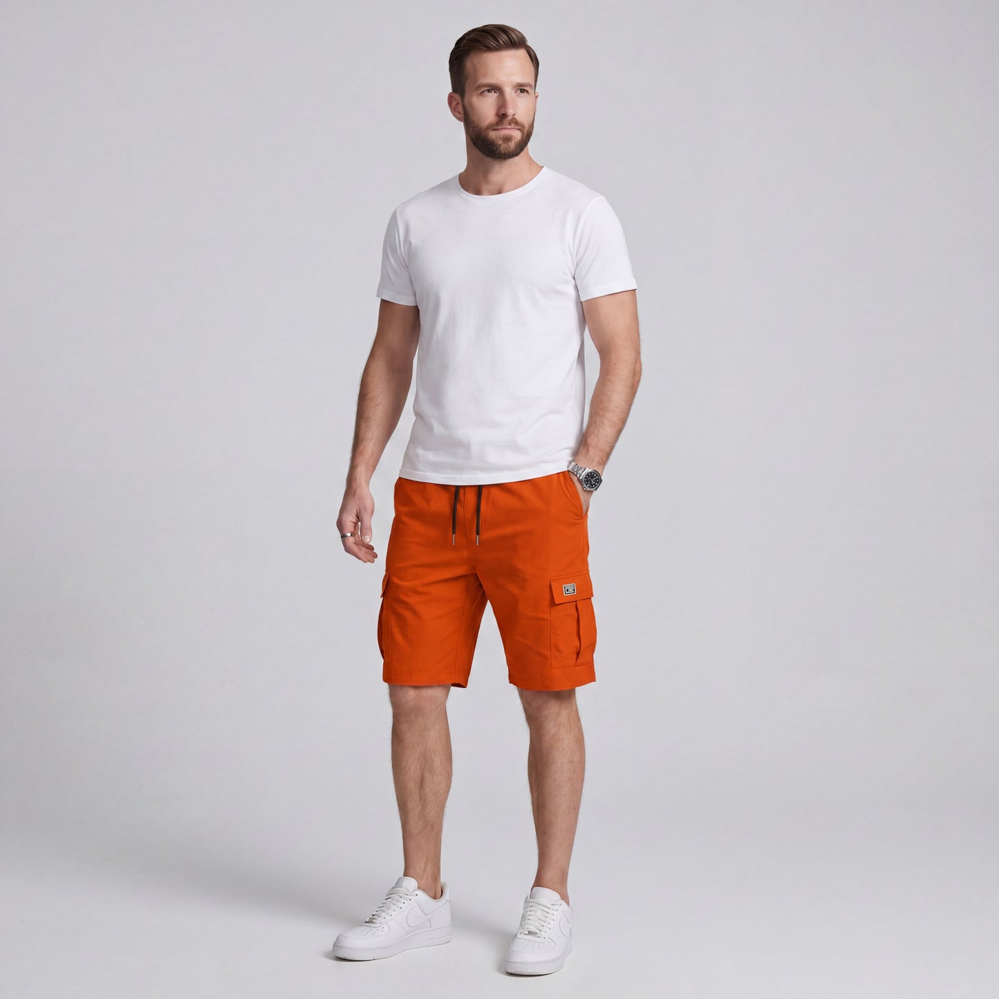 ROMERO | PANTALONES CORTOS CARGO PARA HOMBRE