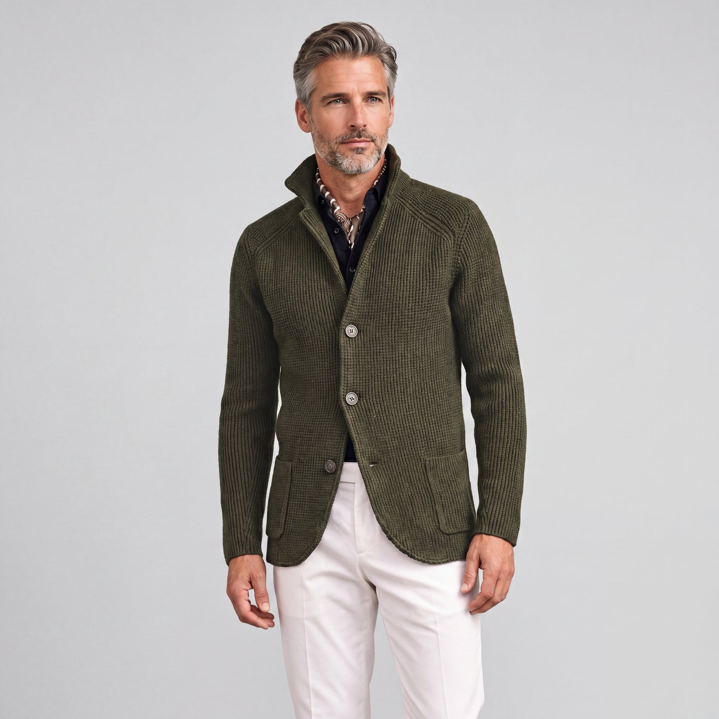 RUBÉN | CÁRDIGAN ELEGANTE CON BOLSILLOS