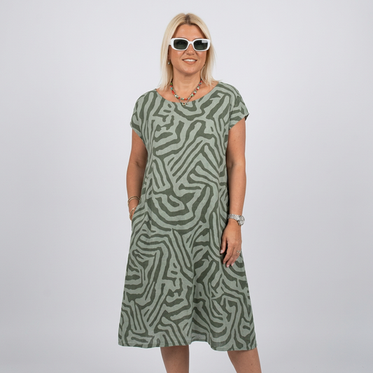 ALMA™ | VESTIDO DE CUELLO REDONDO