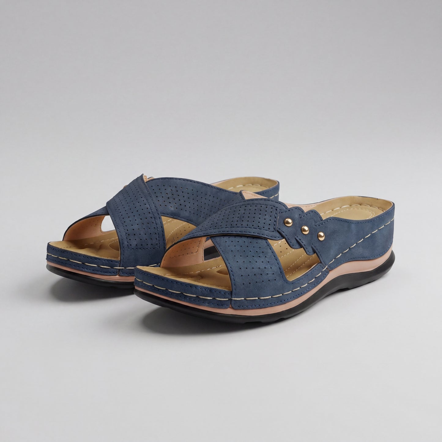 CORA™ | SANDALIAS LIGERAS CON TACÓN EN CUÑA PARA UNA COMODIDAD ESTABLE