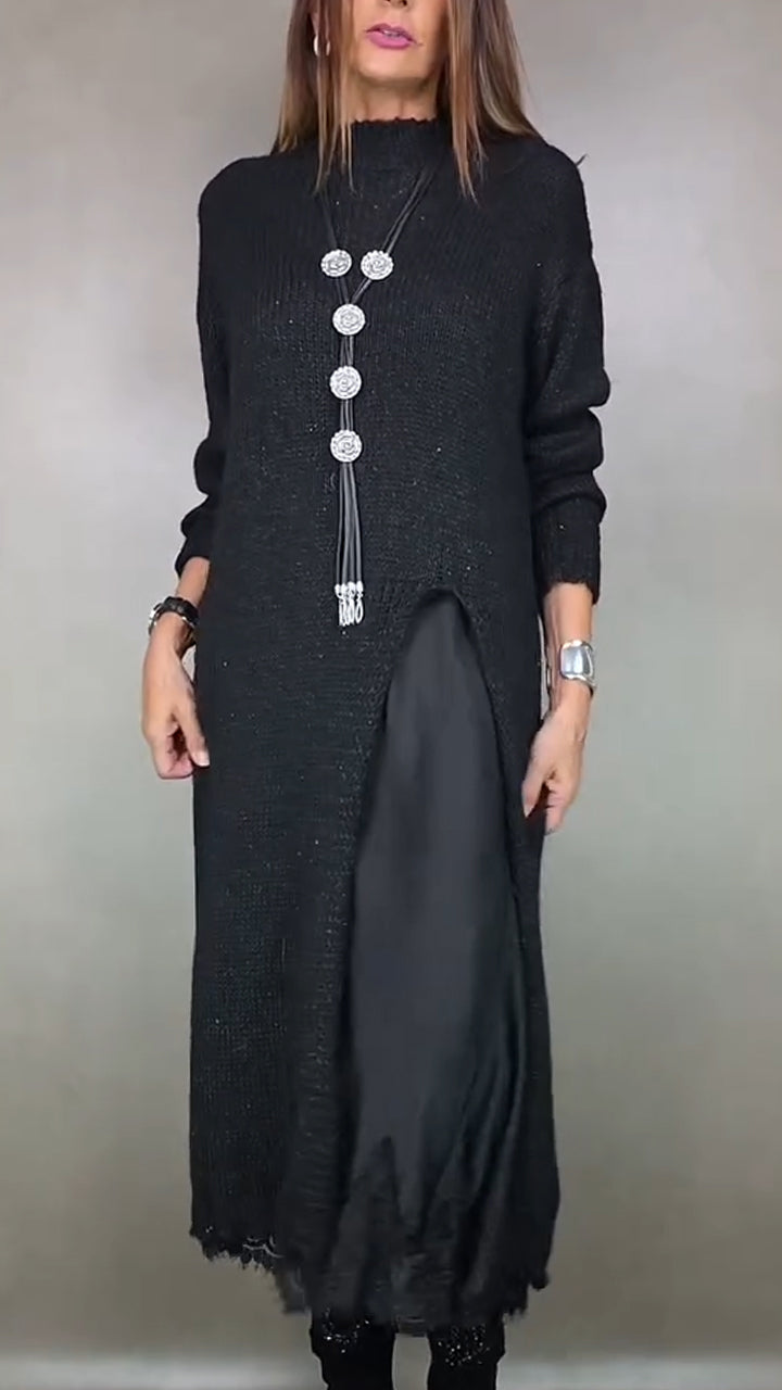 SOFÍA | CONJUNTO COMPLETO Y ELEGANTE (JERSEY LARGO + VESTIDO)