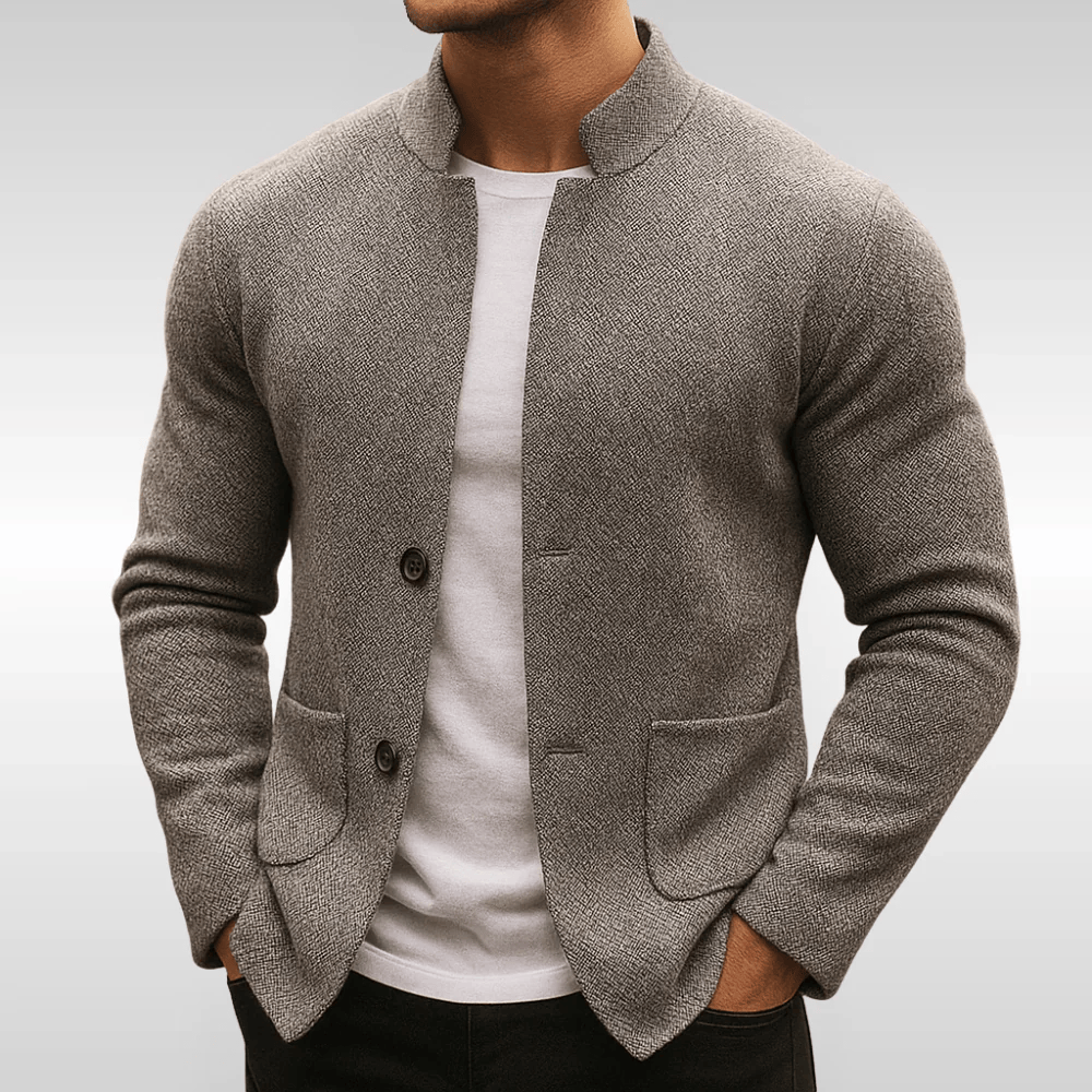 LEO | CHALECO DE PUNTO TEXTURIZADO PARA HOMBRE
